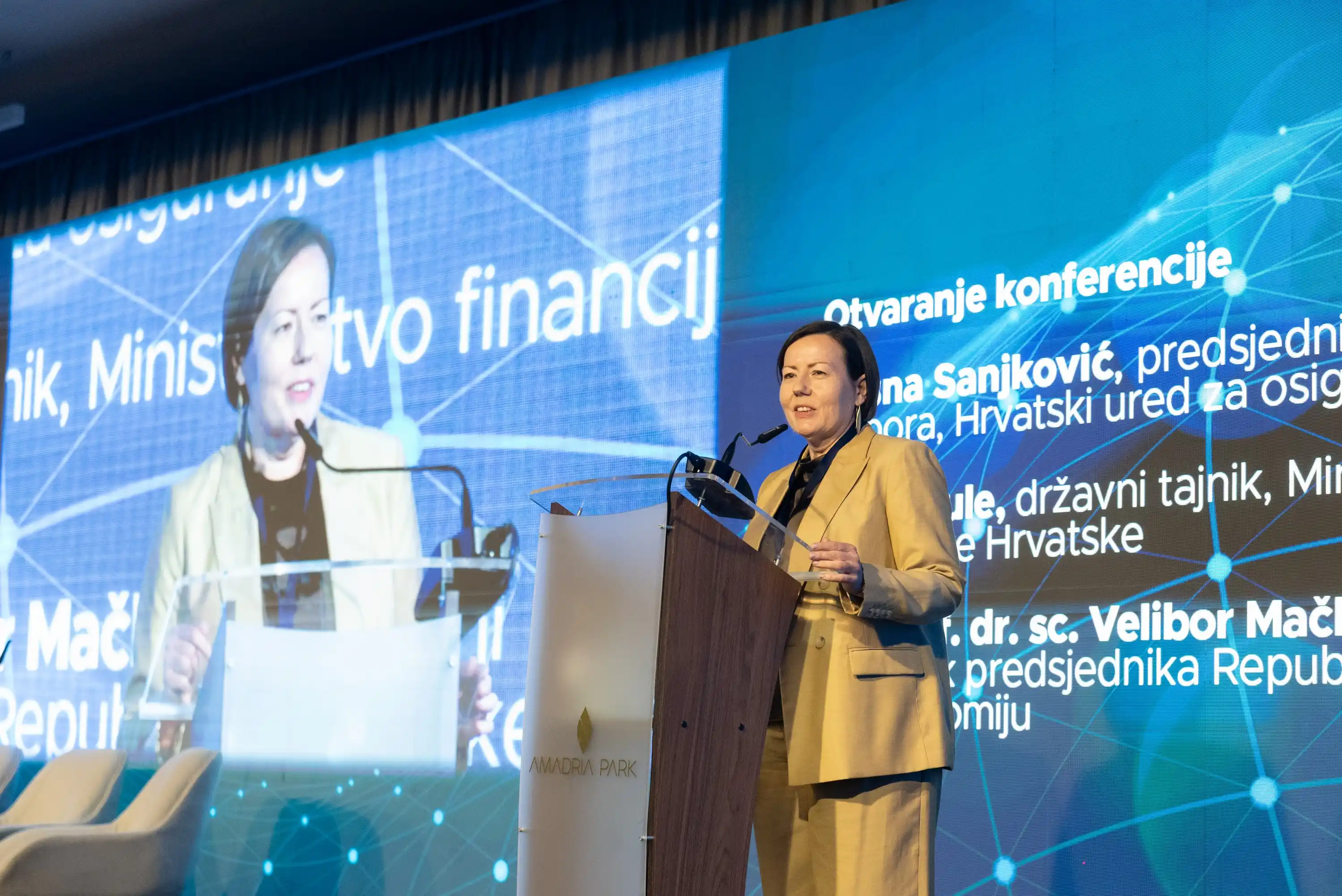 Vesna Sanjković, predsjednica Upravnog odbora Hrvatskog ureda za osiguranje i članica uprave Croatia osiguranja.jpg
